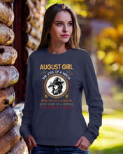 Load image into Gallery viewer, Birthday Gift For August Girl The Soul Of A Witch Sweatshirt
