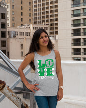 Load image into Gallery viewer, Teaching Love Clover St Patrick's Day Gift Ladies Flowy Tank
