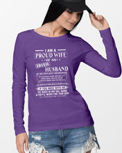 Load image into Gallery viewer, I Am A Proud Wife Of An Irish Husband Gift For Family Unisex Long Sleeve
