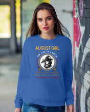 Load image into Gallery viewer, Birthday Gift For August Girl The Soul Of A Witch Sweatshirt
