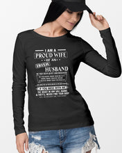 Load image into Gallery viewer, I Am A Proud Wife Of An Irish Husband Gift For Family Unisex Long Sleeve
