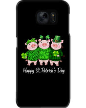 Load image into Gallery viewer, Pig Wear Plaid Shirt And Top Hat St Patrick's Day Gift Phone case
