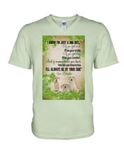 Load image into Gallery viewer, I'll Always Be By Your Side Labrador Clover St Patrick's Day Gift Guys V-Neck
