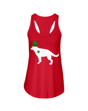 Load image into Gallery viewer, German Shepherd Leprechaun St. Patrick's Day Color Changing Mug Ladies Flowy Tank
