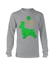 Load image into Gallery viewer, Welsh Springer Spaniel Long On Luck Green St. Patrick's Day Printed Mug Unisex Long Sleeve
