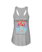 Load image into Gallery viewer, My Angel Grandpa Who Watched Over My Back Ladies Flowy Tank
