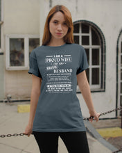 Load image into Gallery viewer, I Am A Proud Wife Of An Irish Husband Gift For Family Guys Tee
