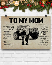 Load image into Gallery viewer, Daughter Gift For Mom Jeep You Are Appreciated Horizontal Poster
