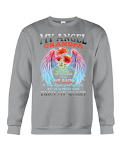 Load image into Gallery viewer, My Angel Grandpa Who Watched Over My Back Sweatshirt
