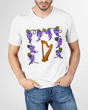 Load image into Gallery viewer, Grape Harp Music For Mom Printed Mug Guys V-Neck
