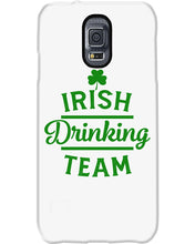 Load image into Gallery viewer, Irsih Drinking Team Green Shamrock St Patrick's Day Phone case
