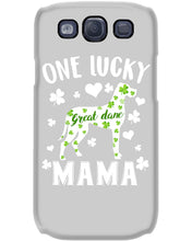Load image into Gallery viewer, Great Dane Let The Shenanigans Begin Clover St Patrick's Day Gift Phone case
