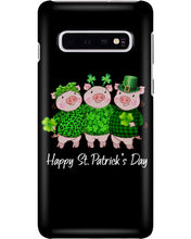 Load image into Gallery viewer, Pig Wear Plaid Shirt And Top Hat St Patrick's Day Gift Phone case
