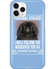 Load image into Gallery viewer, Black Pekingese Personal Stalker St. Patrick's Day Printed Mug Phone case

