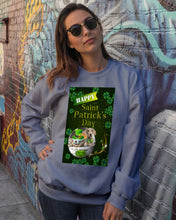 Load image into Gallery viewer, Weimaraner And Baby Yoda Shamrock St. Patrick's Day Color Changing Mug Sweatshirt
