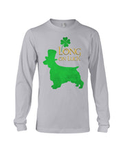 Load image into Gallery viewer, Welsh Springer Spaniel Long On Luck Green St. Patrick's Day Printed Mug Unisex Long Sleeve
