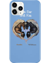 Load image into Gallery viewer, Horses From Our First Kiss Custom Name Gift For Girlfriend Phone case

