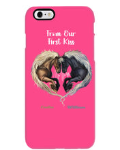 Load image into Gallery viewer, Horses From Our First Kiss Custom Name Gift For Girlfriend Phone case
