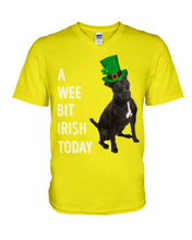 Load image into Gallery viewer, Patterdale Terrier Irish Today St. Patrick's Day Printed Mug Guys V-Neck
