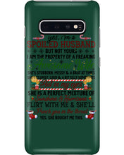 Load image into Gallery viewer, Perfect Gift For Husband Christmas Punch You In The Threat Phone case
