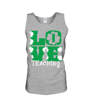 Load image into Gallery viewer, Teaching Love Clover St Patrick's Day Gift Unisex Tank Top
