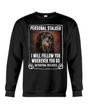 Load image into Gallery viewer, Lowchen Will Follow You St. Patrick's Day Printed Mug Sweatshirt
