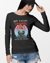 Load image into Gallery viewer, My Angel Grandpa Who Watched Over My Back Unisex Long Sleeve
