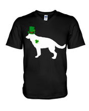 Load image into Gallery viewer, German Shepherd Leprechaun St. Patrick's Day Color Changing Mug Guys V-Neck
