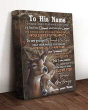 Load image into Gallery viewer, The Rest Of Mine Wild Deer Custom Name Gift For Husband Matte Canvas
