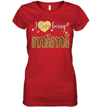 Load image into Gallery viewer, Meaningful Gift For Family I Love Being Mimi Ladies V-Neck
