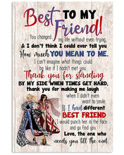 Load image into Gallery viewer, You Changed My Life Without Even Trying Gift For Bestie Vertical Poster

