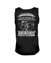 Load image into Gallery viewer, Amazing Gift For Husband She Love Me So Much Skull Unisex Tank Top
