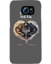 Load image into Gallery viewer, Horses From Our First Kiss Custom Name Gift For Girlfriend Phone case
