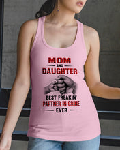 Load image into Gallery viewer, Mom And Daughter Best Freaking Partner In Crime Ever Ladies Flowy Tank

