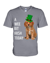 Load image into Gallery viewer, Cavapoo Irish Today Green St. Patrick's Day Printed Mug Guys V-Neck
