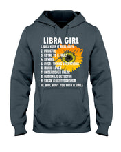 Load image into Gallery viewer, Birthday Gift For Libra Girl Will Bury You With A Smile Hoodie
