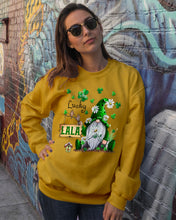 Load image into Gallery viewer, Leprechaun Gnome One Lucky Lala Clover St Patrick's Day Gift Sweatshirt
