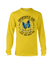 Load image into Gallery viewer, Blue Butterfly Gift For Angel Grandma Your Wings Were Ready Unisex Long Sleeve
