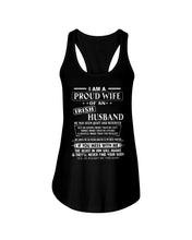 Load image into Gallery viewer, I Am A Proud Wife Of An Irish Husband Gift For Family Ladies Flowy Tank
