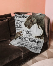 Load image into Gallery viewer, Gigi Gift For Grandson T Rex The Rest Of Mine Fleece Blanket
