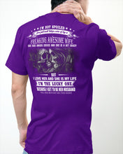 Load image into Gallery viewer, Amazing Gift For Husband She Love Me So Much Skull Guys Tee
