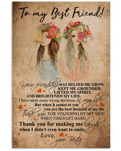 Load image into Gallery viewer, When I Didn't Even Want To Smile Gift For Best Friend Vertical Poster
