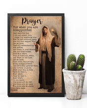 Load image into Gallery viewer, Prayer For When You Are Disappointed Gift Vertical Poster
