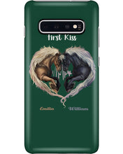 Load image into Gallery viewer, Horses From Our First Kiss Custom Name Gift For Girlfriend Phone case
