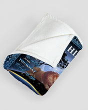 Load image into Gallery viewer, Lion Full Moon Custom Name Gift For Husband Thank You Fleece Blanket
