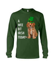 Load image into Gallery viewer, Cavapoo Irish Today Green St. Patrick's Day Printed Mug Unisex Long Sleeve
