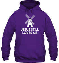 Load image into Gallery viewer, Windmill Jesus Still Loves Me Bachelorette Gift Hoodie
