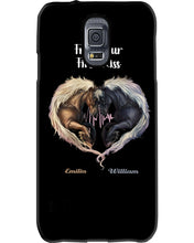 Load image into Gallery viewer, Horses From Our First Kiss Custom Name Gift For Girlfriend Phone case
