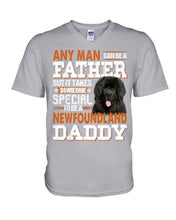 Load image into Gallery viewer, Someone Special To Be A Newfoundland Daddy Gift For Dog Lovers Guys V-Neck
