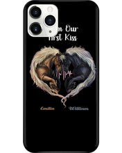 Load image into Gallery viewer, Horses From Our First Kiss Custom Name Gift For Girlfriend Phone case
